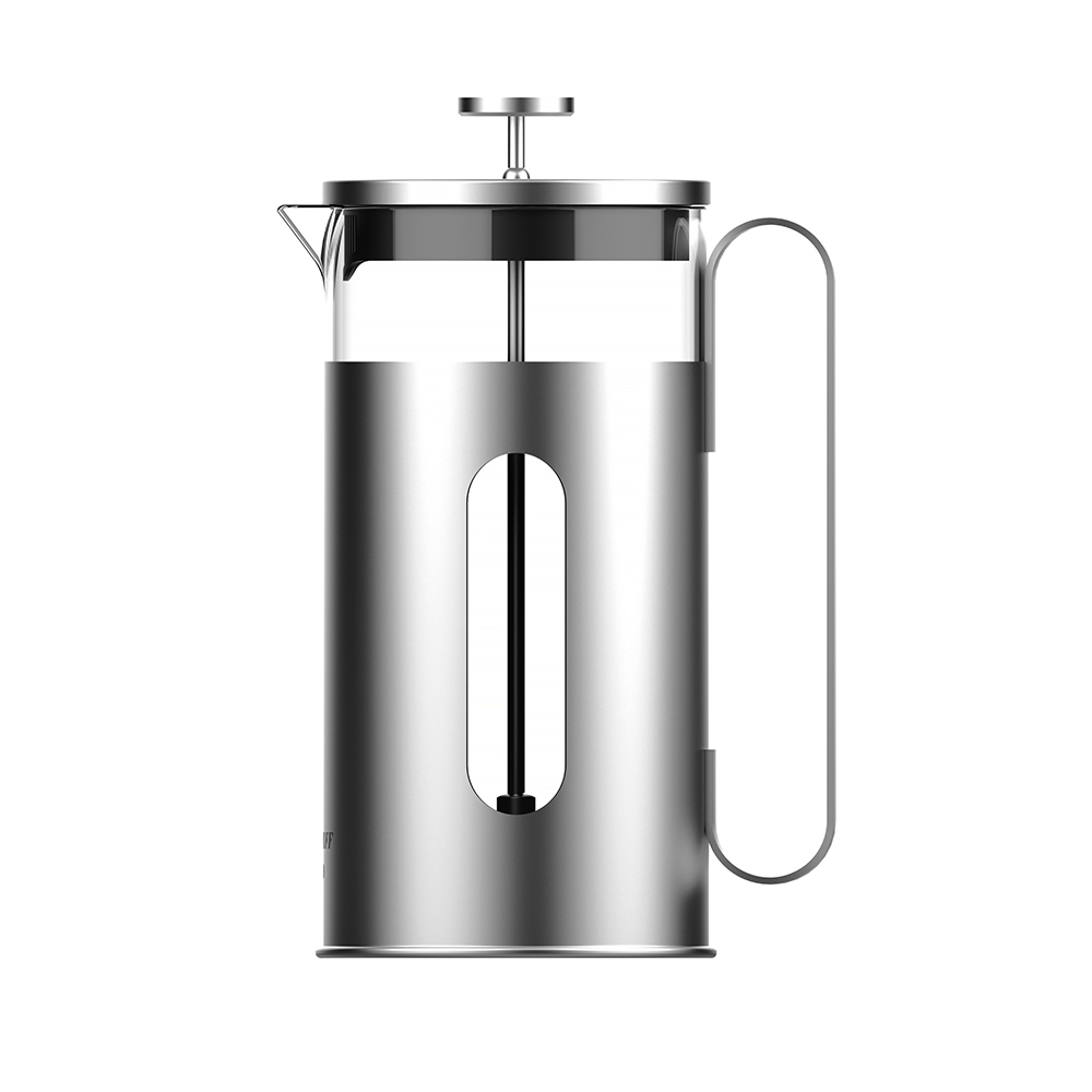 Френч-прес скляний у металевій підставці LEO, 1 л