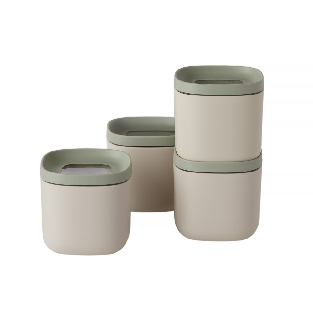 Набір контейнерів для зберігання LEO BALANCE, 160 мл, 4 пр.