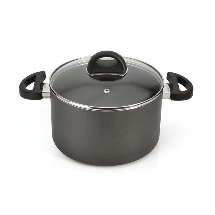 Каструля з кришкою ECLIPSE, чорна, діам. 20 см, 3,7 л