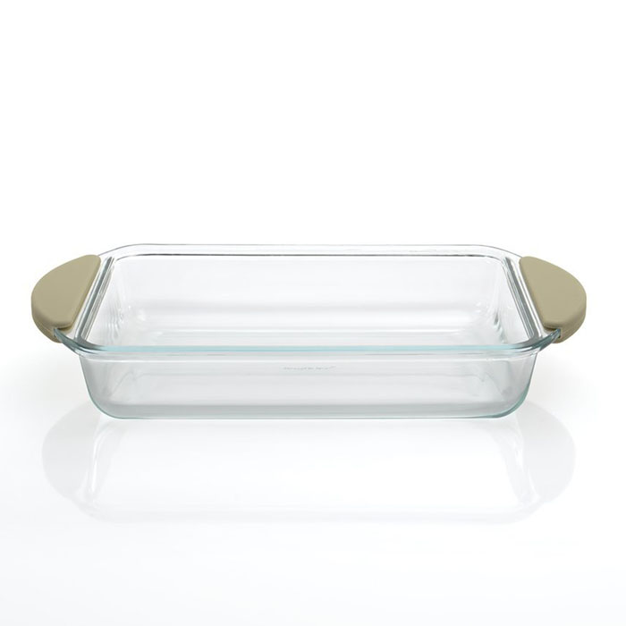 Форма для запікання, скляна, прямокутна, 27 х 45 х 5 см,  4 л